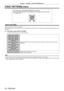 Page 82Chapter 4 Settings — [TEST PATTERN] menu
82 - ENGLISH
[TEST PATTERN] menu
On the menu screen, select [TEST PATTERN] from the main menu.
Refer to “Navigating through the menu” (
x
 page 41) for the operation of the menu screen.
 fPress 
qw to switch.
[TEST PATTERN]
Display the test pattern built-in to the projector.
Settings of position, size, and other factors will not be reflected in test patterns. Make sure to display the input signal before performing various 
adjustments.
1) Press qw to switch [TEST...