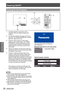 Page 28Powering ON/OFF
28 - ENGLISH
Basic Operation
Complete peripheral connections (with a 1 ) 
computer, VCR, etc.) before turning on the 
projector.
Connect the projector’s AC power cord into an 2 ) 
AC outlet. The  indicator 
lights red. Open the lens cap.
Press the  button to on the control 
panel or on the remote control. The  indicator lights green and the 
cooling fans start to operate. The preparation 
display appears on the screen and the count 
down starts.
After the countdown, the input source that...