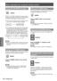 Page 34Basic operations by using the remote control
34 - ENGLISH
Basic Operation
Using the AV MUTE function
 button
Press the < AV MUTE> button on the remote control 
to black out the image. To restore to normal, press the 
< AV MUTE> button again or press any button. 
When the Logo is not set, the screen changes each time  z
you press the < AV MUTE> button as follows.
The projected Logo (the logo can be set according  z
to users’ favorite) is transferred from computer to 
the projector by “Logo Transfer...
