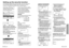 Page 27ENGLISH
-53
Adjustments and settings
52-E
NGLISH
$
Insert the SD memory card 
which you would like to
register as a SD key 1.
%
Press the ENTER button.
(To change the registered SD key)#
The “INSERT SD KEY.” screen
will be displayed. 
Insert the current SD key.
$
Press the ENTER button.  
The “INSERT SD KEY 1 FOR
REGISTRATION.” screen will be
displayed.
%
Remove the current SD key,
insert the new SD memory
card which you would like to
register as a SD key and press
the ENTER button. 
INSERTED SD KEYThis...