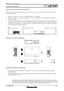 Page 10SPECFILE
PT-LB75NTPortable LCD Projector
As of May 2008< 10 >
Notes on Projector Placement and Operation: 
The projector uses a high-wattage lamp that becomes very hot during operation. Please observe the
following precautions.
1. Never place objects on top of the projector while it is operating.
2. Make sure there is an unobstructed space of 150 mm (5-29/32˝) or more around the projector’s
exhaust openings.
3. If the projector is placed in a box or enclosure, ensure the temperature of the air...