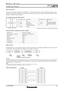 Page 6SPECFILE
PT-LB75Portable LCD Projector
As of May 2008< 6 >
STXETX
C1 C2 C3 : P1 P2 P3 P4
Start
(1 byte) End
(1 byte)
Colon
(1 byte) Parameter
(1-4 bytes)
Command
(3 bytes)
(Control and/or query commands)
Serial connector
The serial connector complies with RS-232C. To control the projector from a personal computer, com-
mands must be input through communication software, based on the format and satisfying the commu-
nication conditions shown below.
Pin assignments and signal names
Communication conditions...