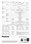 Page 6Projectors Global Web Site
http://panasonic.net/avc/projector
Weights and dimensions shown are approximate. Specifications are subject to change without notice. Product availability differs depending
on region and country. This product may be subject to export control regulations. Intel, Pentium, and Intel Core are trademarks or  registered
trademarks of Intel Corporation or its subsidiaries in the United States and other countries. Microsoft, Windows Vista and Windows are either
registered trademarks or...