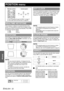 Page 32ENGLISH - 32
Settings
POSITION menu
If the projector is aligned non-perpendicularly to the 
screen, or if the projection screen has an angled surface, 
the keystone will be corrected automatically. Press I H 
to select the required setting.
 ON: Active
 OFF: Deactive
If you need to correct the angle of the projection even 
when the REALTIME KEYSTONE is activated, you can 
correct the keystone manually.
You can move the projected image for fine adjustment. 
Press I H to move horizontally and F G...