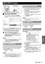Page 37ENGLISH - 37
Settings
SECURITY menu
JEntering the SECURITY
Every time when you apply to the SECURITY 
menu, you will be asked to perform the password 
operation.
When you apply to the SECURITY menu before you 
change the password to your original, perform to input 
the following factory default password operation.
 Press F H G I F H G I and ENTER.
QAfter you change the password
When you apply to the SECURITY menu after you 
change the password to your original in the 
PASSWORD CHANGE menu, input the...