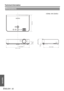 Page 52Appendix
Technical Information
ENGLISH - 52
Dimensions
 