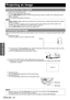 Page 24ENGLISH - 24
Basic Operation
Projecting an image
1. Switch on the connected devices.
 Press the play button of the required device.
2. Press the INPUT SELECT buttons to select the required input method if needed. See “Switching the input 
signal” on page 26.
 The image will be projected on the screen.
Follow the procedure below when you set the projector up first, and when you change the placement after original 
setup.
1. Adjusting the angle.
 Place the projector so that it is vertical to the screen....