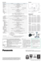 Page 4Ceiling mount
bracket:
ET-PKB50 Replacement
lamp unit:
ET-LAB50
Specifications
Projection Distance
PT-LB51NTEA/LB51EA
Optional Accessories
81 (3-3/16˝) 
210 (8-1/4˝)  39 
(1-1/2˝) 
181 (7-1/8˝) 
69 (2-23/32˝) 69 (2-7/16˝) 57 (2-1/4˝) 7 (9/32˝) 
297 (11-11/16˝) 
Unit: mm (inch)
0.84 m
1.02 m
1.27 m
1.52 m
1.78 m
2.03 m
2.29 m
2.54 m
3.05 m
3.81 m
5.08 m
6.35 m
7.62 m–
1.2 m
1.6 m
1.9 m
2.2 m
2.5 m
2.8 m
3.1 m
3.7 m
4.6 m
6.2 m
7.7 m
9.2 m1.1 m
1.4 m
1.8 m
2.1 m
2.5 m
2.9 m
3.3 m
3.6 m
4.4 m
5.5 m
7.3 m...