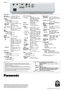 Page 2
Weights and dimensions sho wn are approximate.Specifica tions are subject to change without notice.
Product a vailability differs depending on region and countr y. This product may be subject to export con
trol regulations. UHM is a trademark of Matsushita Electric Industrial Co., Ltd. VGA and XGA are trade
marks of Interna tional Business Machines Corpora tion.Windo ws and P owerPoint are either registered
trademarks or trademarks of Microsoft Corpora tion in the United States and/or other countries....