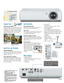 Page 3
Daylight View 2
Looks max. 50% brighterPanasonic’s Daylight View 2 technology, which helps
project sharp, crisp images that are easy to see even
in brightly lit rooms. A builtin sensor measures the
ambient light, and the halftone colors and brightness
level are adjusted accordinglyin realtime. Viewing
brightness is increased by as much as 50%*
7.
High P ower and P ortability
UltraHigh BrightnessThanks to a highperformance optical system and
highefficiency 220W UHM™ lamp, the PTLB60NTU
delivers an...