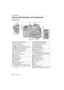 Page 18Preparation/Basic
18DVQX1052 (ENG) 
Names and Functions of Components
∫Camera body
26 25
29 27 28
9
12
2230
1615 171314
8
1110
21
20
2423
19
18
1
423
19567
1WIRELESS connection lamp (P88)
2Status indicator (P15)
3Camera ON/OFF switch (P15)
4[ ] (Exposure Compensation) button (P38)
5[ ](ISO sensitivity) button (P39)
6[ ](White Balance) button (P40)
7Focus distance reference mark
8[Fn1] button (P29)
9Motion picture button (P56)
10Front dial (P21)
11Shutter button (P17)
12Self-timer indicator/
AF Assist...