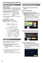 Page 3636
Basic shooting operations (continued)
SD Memory Card access lamp
CAM mode/PB mode 
Illuminated orange:  Reading/writing possible
Flashing orange (fast):    Verifying card/inspecting 
card for possible defects
Flashing orange (slow):  Accessing card
Flashing green (slow):    Card write-protected/  
no space left on card
Illuminated green:     Card not selected for 
recording
Off:   No card inserted/unformatted or incompatible 
card inserted
When the USB is connected
Flashing orange:   Accessing card...