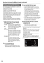 Page 6210
Shooting techniques for different targets (continued)
Shooting using the FUNCTION knob
The following types of recording can be carried out 
using the FUNCTION knob.Area auto focus function
•	
  Operates auto focus within an area frame 
selected using the FUNCTION knob.
Area auto iris function
•	
  Automatically adjusts the iris value within an area 
frame selected using the FUNCTION knob. This 
function cannot be set when the FACE DETECT 
function has been set. 
Area luminance display
•	
  Displays an...