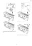 Page 45Step 16: Install the OC gear assy followe d by the OC gear
spring.
Step 17: Install the open switch lever.
Step 18: Install the gear cover as arrow shown.
45
CRS1 