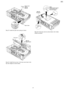Page 47Step 23: Install the open lever spring as shown.
Step 24: Install the top cover, fix the top cover hook to the
tray rear stopper as arrow shown.
Step 25: Fix the top cover as arrow shown, the 2 claws
should be latched.
47
CRS1 