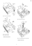 Page 75Step 6: The claw should be latched.
Step 7: Fix it with 4 screws.
Step 8: Solder the 4 points.
 
    · 
    Assembly ofplayswtichlever
Step 9: Install the play switch lever.
Step 10: Fix the spring below the rib as arrow shown.
 
    · 
    Assembly of function lever
75
CRS1 