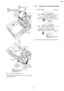 Page 85Step 7: Install the UD connection lever.
 
    · 
    Follow the (Step 1) to (Step 12) of item 7.2.3. (Assembly of
UD Base Assembly)
7.2.3. Assembly of UD Base Assembly
Step 1: Push the traverse slide plate as arrow shown.
85
CRS1 
