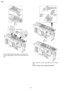 Page 88Step 6: Install the trigger slide plate, push forwards and
push the trigger gear as arrows shown until locked by the
claw.
Step 7: Install the OC gear spring followe d by the OC gear
assy.
Caution: OC gear free to rotate after assembly
88
CRS1 