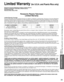 Page 3939
Support Information
 Limited Warranty (for U.S.A. and Puerto Rico only)
Panasonic Consumer Marketing Company of North America, 
Division of Panasonic Corporation of North America
One Panasonic Way
Secaucus, New Jersey 07094
Panasonic Plasma TelevisionLimited Warranty
Limited Warranty Coverage
If your product does not work properly because of a defect in materials \
or workmanship, Panasonic Consumer Marketing 
Company of North America (referred to as “the warrantor”) will, for the length of\
 the...