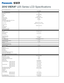 Page 22010 VIERA® U25 Series LCD Speciﬁ cations
2010 LCD Speciﬁ cations (America)TC-L42U25VIDEOScreen Size Diagonal (inches)42.0
Aspect Ratio16:9
PanelIPS 1080p (WSXGA)
BacklightEEFL
FilterFine Black Panel
Number of Pixels2,073,600 (1,920 x 1,080) 
Contrast (Dynamic)20,000:1
Viewing Angle178 degrees
HDTV Display Capability (1080p, 1080i, 720p)Y
EDTV Display Capability (480p)Y
Aspect Control480i/p: Full, Just, 4:3, Zoom
1080i/p: Full, H-Fill, Just, 4:3, Zoom
Progressive ScanY
120HzY (Motion Picture Pro 4)
24p...