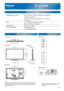 Page 22TC-47LE54
47 LCD HDTV
SPECIFICATIONS
DIMENSIONSJACKS
Top View
Front View
Back View
Note:
To make sure that the LCD TV fits the cabinet properly when a high degree of precision 
is required, we recommend that you use the LCD TV itself to make the necessary 
cabinet measurements. Panasonic cannot be responsible for inaccuracies i\
n cabinet 
design or manufacture. Specifications are subject to change without notice. 
Non-metric weights and measurements are 
approximate.
Side View
P120402
15.8 (400)
15.8...