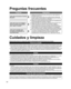 Page 3814
Preguntas Respuestas
  Preguntas frecuentes
¿Por qué no funciona el Control 
Remoto?
 Verifique que las baterías sean nuevas, del mismo tipo y estén instaladas con 
la polaridad correcta (+ & -).
 Para operar otros dispositivos tales como el cambio de canal al utilizar cajas 
de cable o satélite o cuando se opere con reproductores Blu-ray de Panasonic, 
utilice el control remoto suministrado con el dispositivo.
¿Por qué no se ve la imagen o 
sólo se muestra una pantalla 
azul, negra o nevada?...