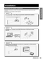 Page 19ENGLISH – 19
Getting Started
Installation
Examples of system expansion
The projector is provided with a number of terminals and optional accessories to enable various system 
expansions.
The following are some examples of system expansion:
System 1
The optional high- or low-ceiling mount brackets enable flexible installation.
System 2
System 3 Connection to a computer via the DVI-D IN terminal or DVI-D input module 
(optional).
Built-in keystone and geometric correction can compensate for offset...