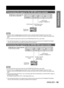 Page 33ENGLISH – 33
Getting Started
Connecting the signal to the  SD-SDI input module
SD-SDI Module
ET-MD77SD1IN
SERIALOUT
LAN
SD-SDI input module (optional)
ET-MD77SD1 (for 480i/576i)
SD-SDI signal SD-SDI signal output
(active through)LAN terminal
*1
(10BASE-T/100BASE-TX)
Professional 
Digital VCR
Note
If a source with an unstable signal is connected, errors in automatic signal recognition may occur. If this  • 
happens, use the SYSTEM SELECTOR menu to switch the format to the one which matches the signals...