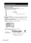 Page 4242 – ENGLISH
How to adjust the lens (continued)
Lens adjustment to compensate for uneven screen focus
About the focus balance  „
Relationship between lens orientation and screen focus  z
If the projection lens is tilted with respect to the plane of the screen, uneven focus will result.
Figure 1: Illustration of influence of lens orientation
Projection lens
Image formation surface (DMD image plane)
Screen surface versus focal point
Procedure for adjusting the focus balance (tilt compensation in the lens...