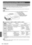 Page 146Lamp/Temperature/Filter Indicators 
146 - ENGLISH
Maintenance
Lamp/Temperature/Filter Indicators
Managing the indicated problems
If a problem should occur inside the projector, the lamp indicators ///, the 
temperature indicator , and the filter indicator  will inform you by lighting or flashing.
Check the status of the indicators and manage the indicated problems as follows.Attention
 z When switching of

f the power to deal with problems, make sure to follow the procedure in “Switching of f the...