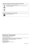 Page 186Environment care information for users in China
This symbol is only valid in China. 
Information on Disposal in other Countries outside the European Union
These symbols are only valid in the European Union.
If you wish to discard this product, please contact your local authorities or dealer and ask for 
the correct method of disposal.
W0512YY4104 -YI
Panasonic System C\rommunications Comp\rany of Nort\f America\r
5th Floor, Two Riv\aerfront Pla\fa, Newar\ak, NJ \b71\b2-549\b
TEL: (877) 8\b3 - 849\a2...