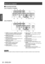 Page 28About your projector
28 - ENGLISH
Preparation
▶■Connecting terminals
▶z
For PT -DZ21KU, PT-DS20KU
(1) (2) (3) (4)
(5) (6) (7)(8) (9) (10) (11) (12)
▶zFor PT -DW17KU
(1) (2) (3) (4)
(6) (7) (8) (9) (10) (12)
(1)  terminal /  terminal
These are the terminals to connect the remote control for 
serial control when the system uses multiple projectors.
(2)  terminal This is a terminal to remotely control the projector using 
the external control circuit.
(3)  terminal This is a RS-232C compatible terminal to...