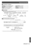 Page 95Technical Information
ENGLISH - 95
Appendix
■
■ Transmission conditions
Signal level
RS-232C-compliant Character length 8 bits
Sync. method Asynchronous Stop bit1 bit
Baud rate 19 200 bps
*1X parameterNone
Parity None S parameterNone
*1: Fixed to 9 600 bps when [AMX D. D.] is set to on.
■
■ Basic format
Transmission from the computer begins with STX, then the ID, command, parameter, and ETX are sent in this 
order. Add parameters according to the details of control.
(2 bytes)
2 ID 
characters (2 byte\os)...