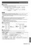 Page 99Technical Information
ENGLISH - 99
Appendix
 
■ Basic format
Transmission from the computer starts with STX, then the ID, command, parameter, and ETX are sent in this 
order. Add parameters according to the details of control. 
(2 bytes)
2 ID characters (2 bytes) Semicolon (1 byte)
Colon (1 byte)
3 command characters  (3 bytes) Parameter (undefined length)End (1 byte)
Start (1 byte)
ZZ, 01 to 64 and 0A to 0Z
ID designate
Attention  
z
When a command is transmitted after the lamp turned on, there may be a...