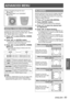 Page 63ENGLISH - 63
Settings
ADVANCED MENU
See “Navigating through the menu”   
z
(Æpage  49).
See “MAIN MENU” and “SUB MENU”  
 
z
(Æpage  50).
DIGITAL CINEMA REALITY
Increase the vertical resolution when the PAL (or 
SECAM) 576i signal input or the NTSC 480i, 1  080/50i 
and 1 080/60i signal input is applied.
Press ▲▼ to select [DIGITAL CINEMA 
1  ) 
REALITY].
Press ◄► or  button.
2  ) 
The [DIGITAL CINEMA REALITY] individual  
z
adjustment screen will be displayed.
Press ◄► to select [DIGITAL CINEMA 
3  )...