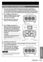 Page 113ENGLISH – 113
Information
Procedure of  lamp unit replacement
Turn the main power OFF, following the procedures described in  1. 
“Powering up the projector” (p. 36) and “Powering off the projector” 
(p. 37), disconnect the power plug from the AC power source, and wait 
for one hour or more. Then check that the lamp unit has cooled down.
Use a Phillips screwdriver to  2. 
loosen the lamp unit cover screw 
at the rear of the projector until 
the screw turns freely.
Open the lamp unit cover and  3. 
remove...