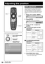 Page 5858 – ENGLISH
Adjusting the position
 
Shift adjustment
This function allows the user to adjust the raster 
position vertically or horizontally if the position of 
the image projected on the screen is displaced 
even when the projector is properly aligned with the 
screen, and the internal test patterns are correctly 
framed.
Press ▲▼ to select  “SHIFT”. 1. 
POSITION
SHIFT
ASPECT
DEFAULT
Press ENTER. 2. 
The “SHIFT” screen will be displayed. • 
SHIFT
V
H12
212
Press ▲▼◄► to adjust the  3. 
position.
For...