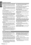 Page 44Information 
ImportantePrécautions de sécurité
FRANÇAIS - 44
Ne jamais entrer en contact direct avec le liquide des piles.
 Le liquide risquerait en effet de causer de sérieuses bles-
sures cutanées. Rincer immédiatement à leau courante 
toute trace du liquide des piles puis consulter au plus vite 
un médecin.
 Toute pénétration du liquide dans loeil risque de même de 
causer la cécité ou dautres lésions graves. Eviter dans ce 
cas à tout prix de vous frotter les yeux, et rincez-les immé-
diatement à...