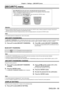 Page 89ENGLISH - 89
Chapter 4 Settings  —   [SECURITY] menu
[SECURITY] menu
Select [SECURITY] from the main menu, and select the item from the sub-m\
enu.
Refer to “Navigating through the menu” (
x
 

page   51) for the operation of the menu screen.
rfWhen the projector is used for the first time
Initial password: Press 
awsqawsq in order

, and press the  button.
rfAfter selecting the item, press 
asqw to set.
Attention
rfWhen you select the [SECURITY] from the main menu and press the  button, entering a...