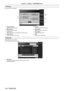 Page 116Chapter 4 Settings — [NETWORK] menu
116 - ENGLISH
[Info] page
Click [Info] on the control page.
45
6
7
1
2
3
8
1 [Projector Name]
Displays the projector name.
2
 
[Mac Address]
Displays the MAC address.
3

 
[Lamp Hours]
Displays the runtime of the projector (converted value).
4

 
[Power Status]
Displays the status of the power

. 5
 [Source]
Displays the selected image input.
6
 
[Lamp Mode]
Displays the light source mode.
7

 
[Error Status]
Displays the error status.
8

 
[Exit]
Returns to the...