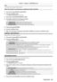 Page 99Chapter 4 Settings — [NETWORK] menu
ENGLISH - 99
Note
 fThe projector does not support 10BaseT  Full/Half.
When the projector is connected to a twisted-pair-cable transmitter
1) Press as to select [DIGITAL LINK SETUP].
2)  
Press the  button.
 f The  [DIGITAL LINK SETUP] screen is displayed.
3) Press  as to select [DUPLEX(DIGITAL LINK)].
4)  
Press 
 qw to switch the communication method.
 fThe items will switch each time you press the button.
[100BaseTX-Full] Full duplex communication method is set....