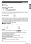 Page 9Read this first!
ENGLISH - 9
Important 
 
Information
Trademarks
HDMI, the HDMI Logo, and High-Definition Multimedia Interface are trademarks or registered trademarks of • 
HDMI Licensing LLC in the United States and other countries.  
PJLink• ™ is a trademark or pending trademark in Japan, the United States, and other countries and regions.
RoomView, Crestron RoomView are registered trademarks of Crestron Electronics, Inc, and Crestron\
  
• 
Connected is the trademark of Crestron Electronics, Inc....