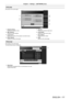 Page 117Chapter 4 Settings — [NETWORK] menu
ENGLISH - 117
[Info] page
Click [Info] on the control page.
45
6
7
1
2
3
8
1 [Projector Name]
Displays the projector name.
2
 
[Mac Address]
Displays the MAC address.
3

 
[Lamp Hours]
Displays the runtime of the projector (converted value).
4

 
[Power Status]
Displays the status of the power

. 5
 [Source]
Displays the selected image input.
6
 
[Lamp Mode]
Displays the light source mode.
7

 
[Error Status]
Displays the error status.
8

 
[Exit]
Returns to the...