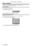 Page 20Chapter 1 Preparation — Start-up display
20 - ENGLISH
Start-up display
The initial setting screen is displayed when the projector is switched on for the first time after purchase as well as when [ALL USER DATA] in 
the [PROJECTOR SETUP] menu → [INITIALIZE] is executed. Set them in accordance with circumstances.
In other occasions, you can change the settings by menu operations.
Focus adjustment
Adjust the focus to display the menu screen clearly.
Refer to “Adjusting the image” ( x
  page   39) for...
