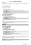 Page 101Chapter 4 Settings — [DISPLAY OPTION] menu
ENGLISH - 101
[DVI-D IN]
Switch the setting when the external device is connected to the  terminal of the projector and the image is not projected correctly.
1) Press as to select [DVI-D IN].
2)  
Press the  button.
 f The  [DVI-D IN] screen is displayed.
3) Press  as to select [EDID].
4)  
Press 
 qw to switch the item.
 fThe items will switch each time you press the button.
[EDID3] Recognizes movie-based video signals and still image signals automatically ....