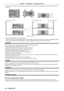 Page 18Chapter 1 Preparation — Precautions for use
18 - ENGLISH
 fPrevent hot and cool air from the air conditioning system to blow directly to the ventilation ports (intake and exhaust) of the 
projector
.
+15°
-15°
SDI 1/2
SDI 1/2
SDI 1/2
SDI 1/2
500 mm (20) or longer 500 mm (20) or longer500 mm (20) or longer
100 mm (4) or longer
 f Do not install the projector in a confined space.
When it is necessary to install the projector in a confined space, install the air conditioning or ventilation separately ....