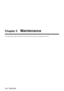 Page 154154 - ENGLISH
Chapter 5 Maintenance
This chapter describes methods of inspection when there are problems, maintenance, and replacement of the units.   