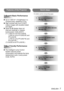 Page 7ENGLISH - 7
For details, see the corresponding pages.
1. Set up your projector.  
(Æpage 19)
2. Connect with other devices.  
(Æpage 23)
3. Connect the power cord.  
(Æpage 25)
4. Power on. 
(Æpage 27)
5. Select the input signal.  
(Æpage 28)
6. Adjust the image.  
(Æpage 28)
 Up to 3 500 lm*1 of brightness in a   
compact body, weighting 2.5 k].
 High contrast ratio up to 4 000:1   
makes images with excellent detail   
and depth.
 Quiet 29 dB design does not   
interrupt meetings or classes.  
(Lamp...