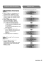 Page 9ENGLISH - 9
For details, see the corresponding pages.
1. Set up your projector.  
(Æpage 21)
2. Connect with other devices.  
(Æpage 25)
3. Connect the power cord.  
(Æpage 27)
4. Power on. 
(Æpage 29)
5. Select the input signal.  
(Æpage 30)
6. Adjust the image.  
(Æpage 30)
 Up to 3 500 lm*1 of brightness in a   
compact body, weighting 2.5 k].
 High contrast ratio up to 7 500:1*2   
makes images with excellent detail   
and depth.
 Quiet 29 dB design does not   
interrupt meetings or classes.  
([Lamp...