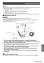 Page 55Maintenance/replacement
ENGLISH - 55
Maintenance
Note
The lamp replace tim ze, it is necessary to carry the following calculation. Confirm the lamp used time in the [LAMP settings] 
(Æpage 41). (Values obtained by the following calculation formula contain a slight error.) 
For PT-LX351E / PT-LW321E 
     Lamp use time = [Lamp used time (Normal)] + [Lamp used time (ECO)] × 0.75 
For PT-LX321E 
     Lamp use time = [Lamp used time (Normal)] + [Lamp used time (ECO)] × 0.67 
For PT-LW271E / PT-LX271E...